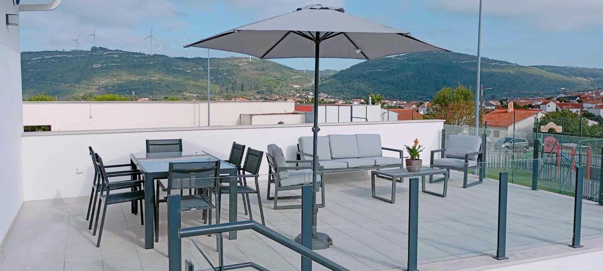 Вилла Casa De Lazer Da Cha Alqueidao da Serra Экстерьер фото